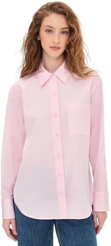 Frank & Eileen Women's Shirley Oversized Button-Up Shirt, White