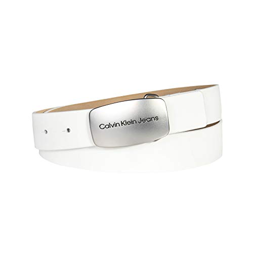 white calvin klein belt
