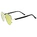 zeroUV - Technologic Full Metal Crossbar Flash Mirror Flat Lens Aviator Sunglasses 54mm (Gold / Purple Mirror)