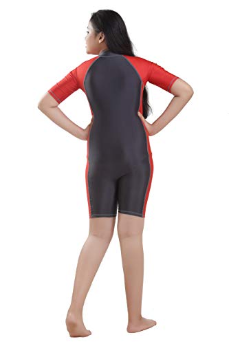 Rovars Girls's Poly Spandex Multipurpose Wear for Swimming I Diving I Cycling I Aerobics 3 Rovars Girls's Poly Spandex Multipurpose Wear for Swimming I Diving I Cycling I Aerobics - Image 3