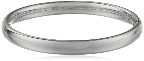 Sterling Silver Polished Hinged Baby Bangle Bracelet