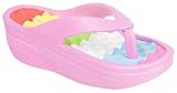 Dry77 Women's Colorful Step Flip Flop Sandal