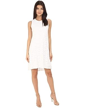 Calvin Klein Womens Trapeze Lace Dress CD6L3U4H
