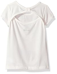 Tostada francesa niña manga corta lazo espalda Gráfico parte superior