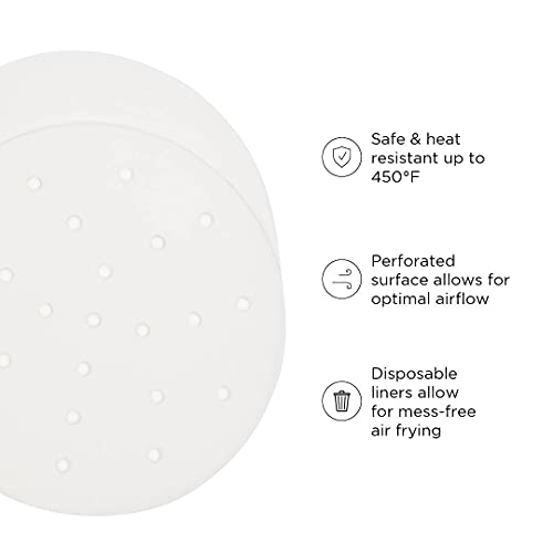 CHEFMAN Air Fryer Healthy Cooking, 4.5 Qt & Disposable Air Fryer Liners