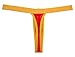 Jaxu Men's Breath Hole Mini Pouch Thong Underwear XL Red