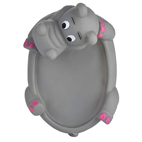 Sannysis Cute Animal Mummy and 3 Babies Squeaky Floating Bathtub Play Toys Hippo - Thumbnail 2