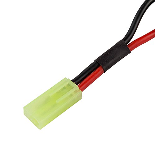VANON 1600mAh 9.6V, NiMH Butterfly Battery for airsoft guns, AEG / NunChuck Battery with Mini Tamiya Connector (1-Pack)