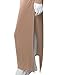 TWINTH Womens Long Sleeve Side Shirring Waist Maxi and Midi Dress