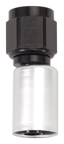 EdelbrockHOSE END #12 CRIMP ON STRAIGHT BLK & CLR