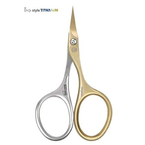 image for Niegeloh Solingen Cuticle Tower Point Scissors Inox Style Titanium Gol