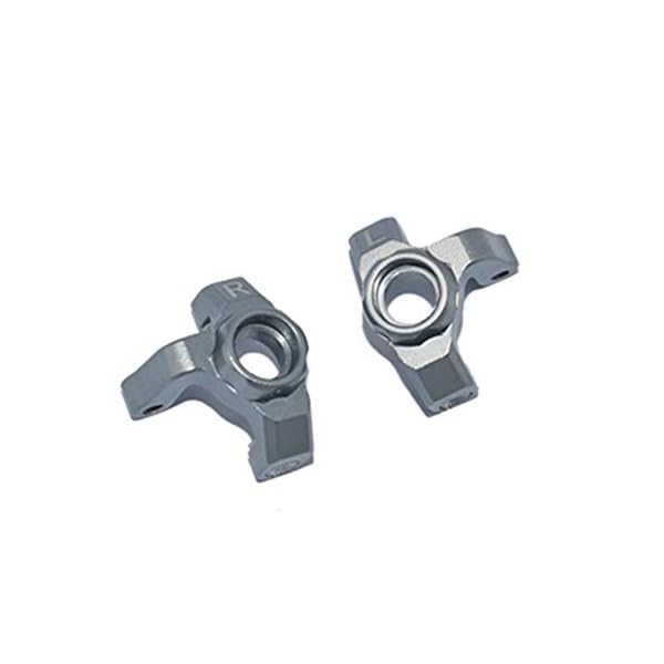 Hrsptudorc Achs Schenkel Vorne Aus Metall für LOSI 1/18 -T 2.0 2WD Stadion LKW RC Auto Verbessert Teile, 3
