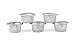 Xmifer 5pcs 0.5Inch Diameter Crystal Tobacco Pipe Stainless Steel Mental Screen Filters for Crystal Smoking Pipes Use (Silver)