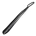 20/12 inch Shoe Horn with Loop (2 pack) - Long & Short Handled Shoehorn (Black)