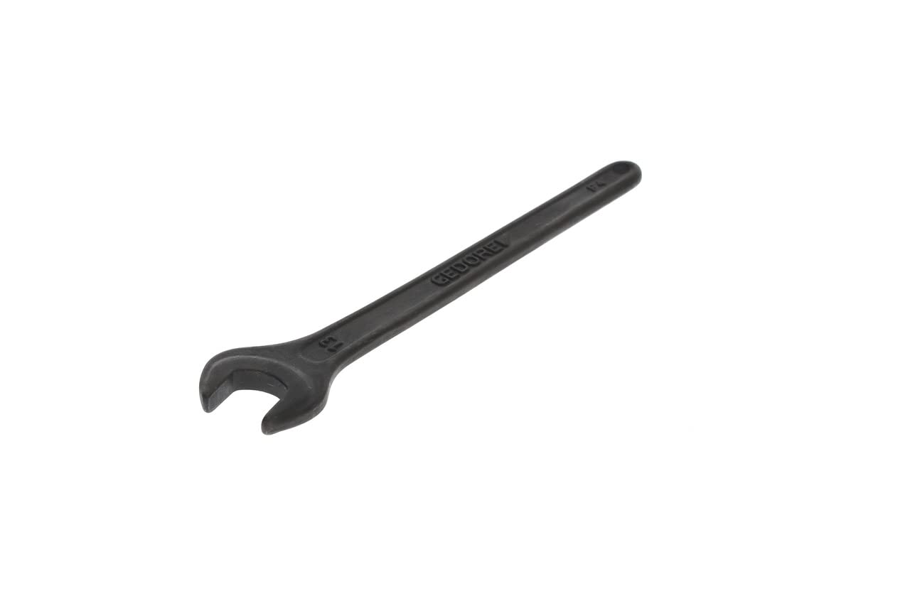 GEDORE 894 13 Single Open-Ended Spanner 13 mm with Hanging Hole High-Quality Vanadium Steel Anti-Glare Look Manganese Phosphated According to DIN 894 894