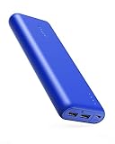 Portable Charger Anker PowerCore 20100mAh - Ultra High Capacity Power Bank with 4.8A Output, External Battery Pack for iPhone, iPad & Samsung Galaxy & More (Blue)