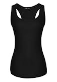 Urban CoCo Women's Basic Stretch Ribbed Tank Tops