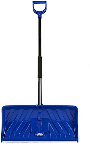 Aluminum Wear Strip Polypropylene Cold Resistant Edge 2-in-1 Snow Shovel Pusher and Ice Chopper