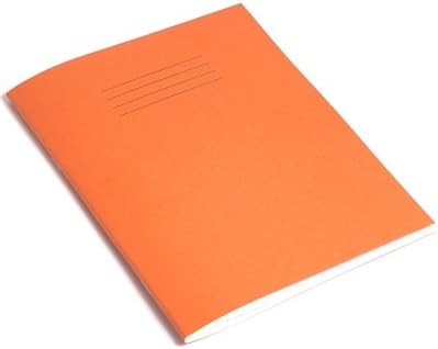 Rhino A5+ Exercise Books, 80-Page / 8mm Lined with Margin Paper Notebook, 10-Pack, 9 x 7 Writing Book