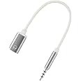 Generic Headphone Jack Adapter,3.5mm Male to TypeC Female Audio Cable Cord,USB C to Aux Audio Dongle Cable Cord,Compatible with MP3 Players, CD Players, Laptops, Tablets, Smartphone, 1pcs, Silver