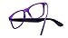 Outray Unisex Retro 80' Clear Lens Glasses 2231C4 Purple