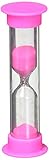 1 X Two Minutes Hourglass Sandglass Sand Timer - Pink