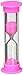 1 X Two Minutes Hourglass Sandglass Sand Timer - Pink