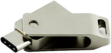 Usbkingdom 32GB USB 3.0 Type C Dual OTG Flash Drive Key Ring Metal Waterproof USB-C USBC Thumb Drive Memory Stick for New Macbook Pro, Samsung Galaxy S8, S8 Plus, Note 8,Google Chromebook Pixel