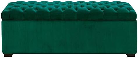 Picket House Furnishings Carson Shoe Storage Bench Emerald