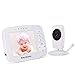 smartree Baby Monitor, Video Baby Monitor Wireless Night Vision Dual View Video, Newborn Baby Monitor with Zoomable Night Vision Digital Color Camera, Two-Way Audio, Lullabies (3.2 inch)