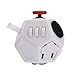 Fidget Dodecagon Cube,Upgrade 12 Sided Dice Toy EDC ADD ADHD Relieves Anxiety and Stress for Children Teens Adults,Easy to Carry and Use (White)