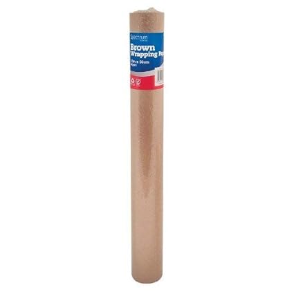 Wrap It Wrapping Paper 60gsm 500mm Brown Roll 5m: Amazon.co.uk: Electronics