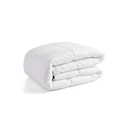 Luuna Nuevo Duvet de Plumón de Microfibra Primavera/Otoño, Down Alternative, Matrimonial-Queen Size, 12 Meses de Garantía