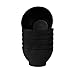 Coza Design- Eco Friendly Plastic Bowl for cereal, dessert, ice cream, soup (Microwave and Dishwasher Safe) (17 oz., Black) Set of 6