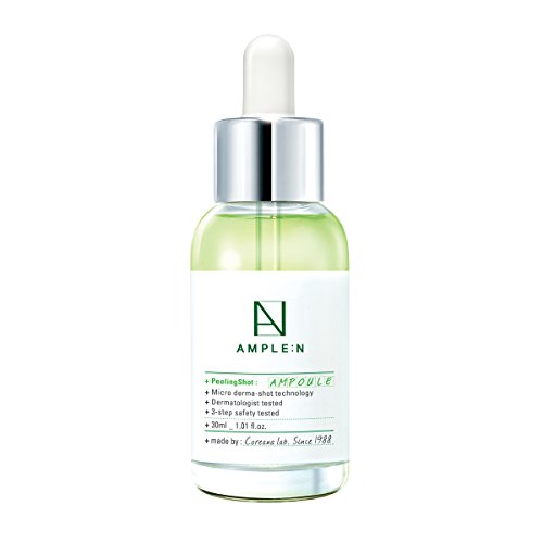 [AMPLE:N] Peeling Shot Ampoule 1.01 fl. oz. (30ml) - AHA, BHA, PHA Peeling Care for Troubled Skin/Korean All in One skin care, Highly Moisturize