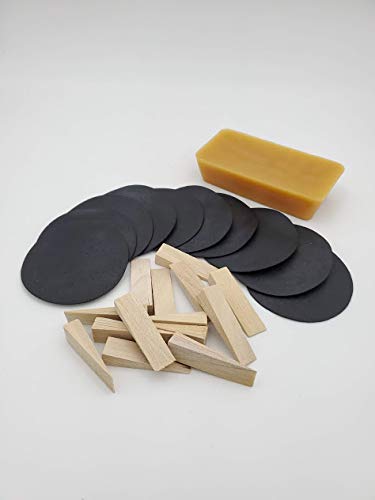 DB Entertainment Company Billiard Pool Table Installation Shim and Beeswax Kit for Leveling Install Or Recovery and Refelting