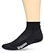 Wigwam Men's Cool-Lite Mid Hiker Pro Quarter Length Sock (Large (3 PAIRS), Black/Charcoal)