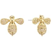 Sylph Animals Stud Earrings for Women Snake/Bumble Bee Stud Earring Animal Jewelry Gifts