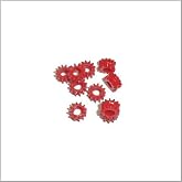 Gemini Taurus II &amp; 3 Red Gear Grommets 10 Pack