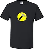 X-Large Black Adult Captain Hammer T-Shirt
