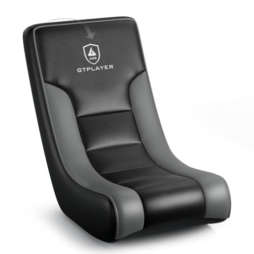 GTPLAYER Floor Rocking Gaming Chair – Floor Rolling Game Chairs with Angle