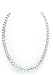 The Pearl Source 14K Gold AAAA Quality Round White Freshwater Cultured Pearl Necklace for Women in 18