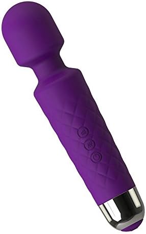 BilibiliFun Gentry vibe Waterproof Rechargeable Electric Cordless Therapeutic Wand Massager (Purple)