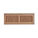 WELLAND Vents Cover 4 Inch x 14 Inch Red Oak Hardwood Vent Floor Register Self Rimming, Unfinished