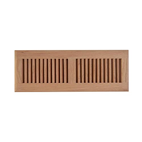 WELLAND Vents Cover 4 Inch x 14 Inch Red Oak Hardwood Vent Floor