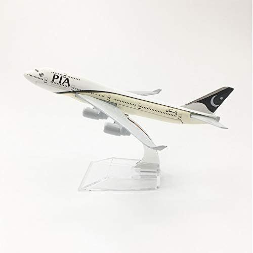 Marrsto 16Cm Pakistan Airlines Airplane Model Boeing 747 Metal Diecast Aviation Model Pia B747 Airway Aircraft Model Scale Toys 1:400