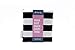 Itzy Ritzy Reusable Snack Bag – 7” x 7” Food Safe Pouch is BPA-Free with EVA Interior; Ideal for Storing Dry Snacks, Pacifiers & Makeup in a Diaper Bag, Purse or Travel Bag, Black and White Stripe