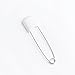 Household Mall Pack of 100 Pcs Cloth Diaper Pins Stainless Steel Traditional Safety Pin (White)