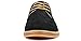 Kunsto Men's Classic Leather Oxford Flats Shoes Lace up US Size 10.5 Black