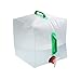 5 Gallon Collapsible Water Container by SUNDERPOWER, Portable WaterStorage Carrier Bag, Emergency Water Storage Carrier Jug for Outdoors Hiking Backpack & Survival Kit
